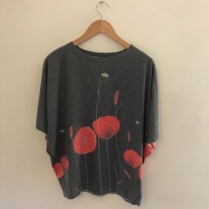 Anthropologie “Nanny & Millie” grey tunic